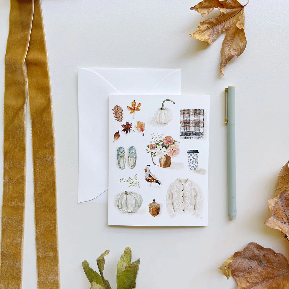 autumn notecards