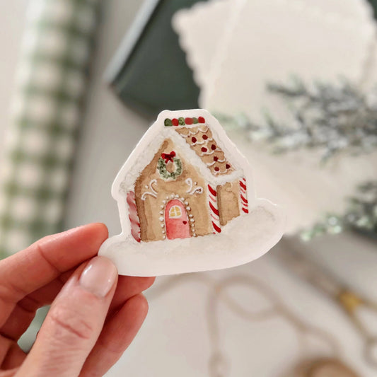 gingerbread house sticker