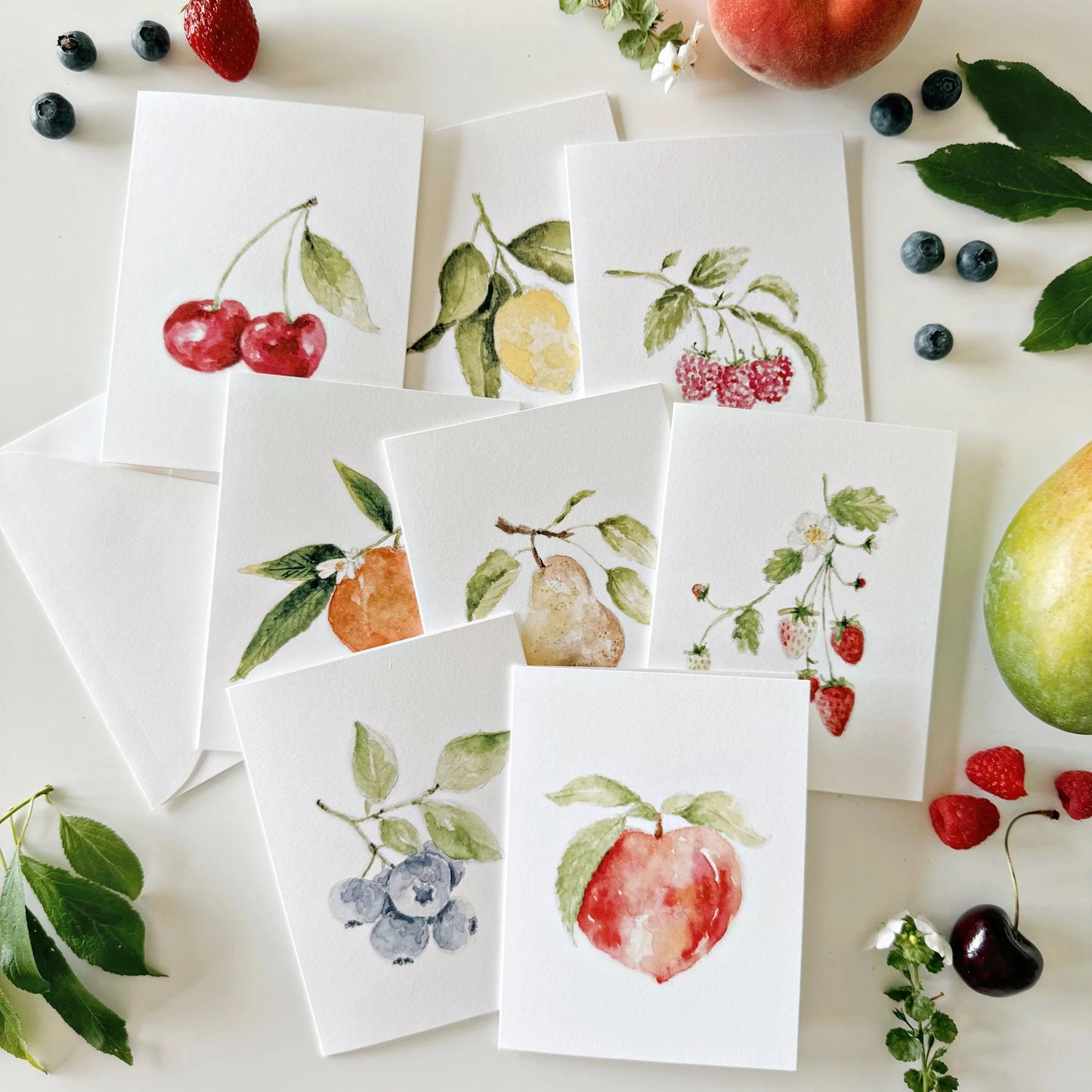 fruit assorted notecard