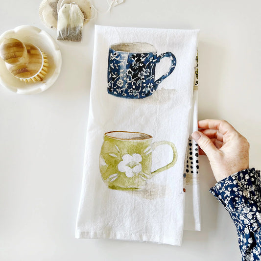 tea towel mugs
